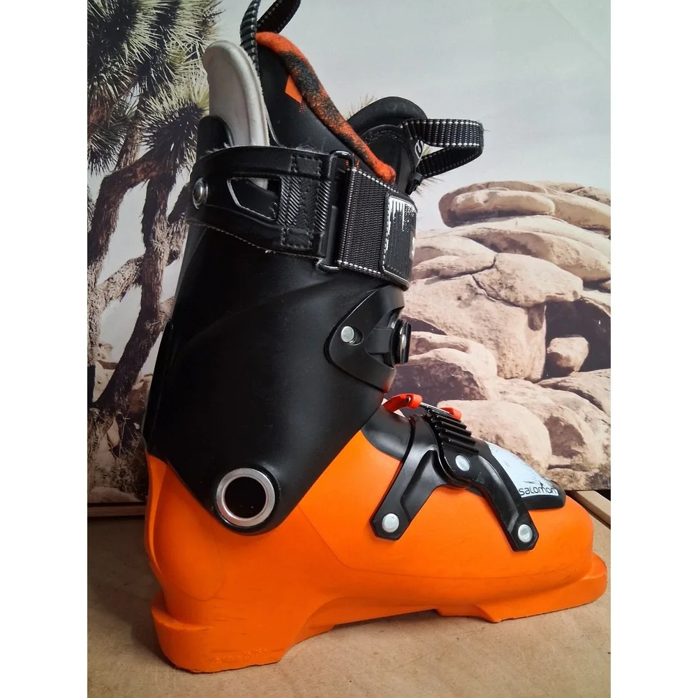 Salomon Ghost 90 FS Ski Boots Orange Black Mens Size 25 25.5 295mm